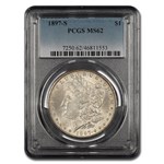 1897-S Morgan Dollar MS-62 PCGS