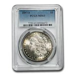 1897-S Morgan Dollar MS-63 PCGS (Toned)