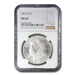 1897-S Morgan Dollar MS-64 NGC