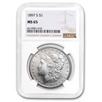 1897-S Morgan Dollar MS-65 NGC