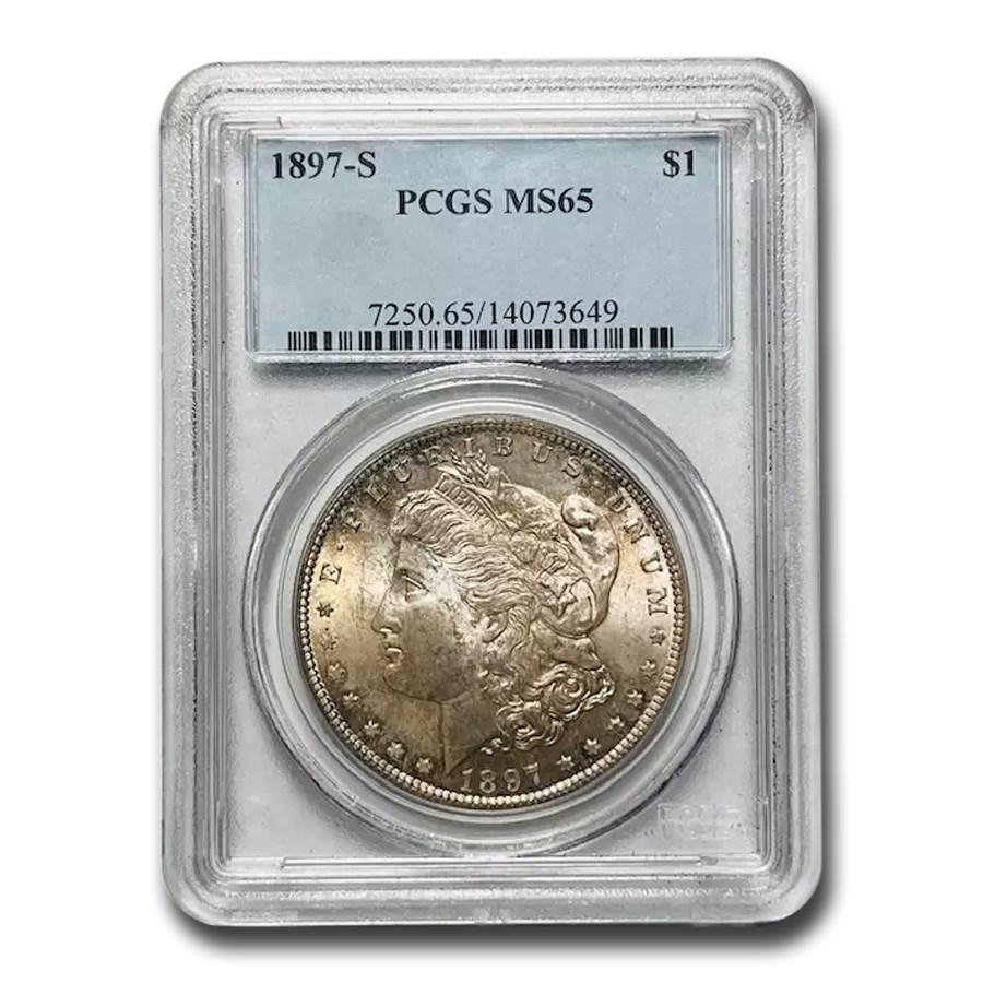 1897-S Morgan Dollar MS-65 PCGS