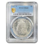 1897-S Morgan Dollar MS-65 PCGS