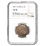 1897 South African Republic Silver 2 Shillings AU-58 NGC