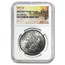 1897 Stage Coach Morgan Dollar BU NGC