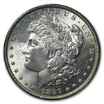 1897 Stage Coach Morgan Dollar BU PCGS