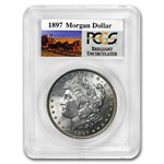 1897 Stage Coach Morgan Dollar BU PCGS