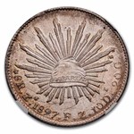 1897-Zs FZ Mexico Silver 8 Reales MS-61 NGC