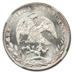 1897-Zs Mexico Silver 8 Reales MS-64 NGC (PL)