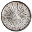 1898-1909 Silver Mexican 1 Peso Cap & Rays AU