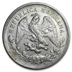1898-1909 Silver Mexican 1 Peso Cap & Rays Avg Circ (ASW .786 oz)