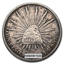 1898-1909 Silver Mexican 1 Peso Cap & Rays XF
