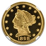 1898 $2.50 Liberty Gold Quarter Eagle PF-66 UCAM NGC