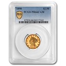 1898 $2.50 Liberty Gold Quarter Eagle PR-66 Cameo PCGS