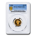 1898 $2.50 Liberty Gold Quarter Eagle PR-66 Cameo PCGS