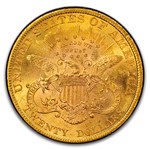 1898 $20 Liberty Gold Double Eagle MS-61 PCGS