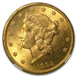 1898 $20 Liberty Gold Double Eagle MS-62 NGC