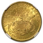 1898 $20 Liberty Gold Double Eagle MS-62 NGC