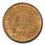 1898-A France 5 Centimes MS-64 PCGS (Red/Brown)