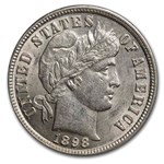1898 Barber Dime AU