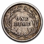 1898 Barber Dime Fine