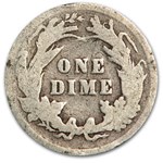 1898 Barber Dime Good/VG