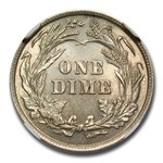 1898 Barber Dime MS-65 NGC