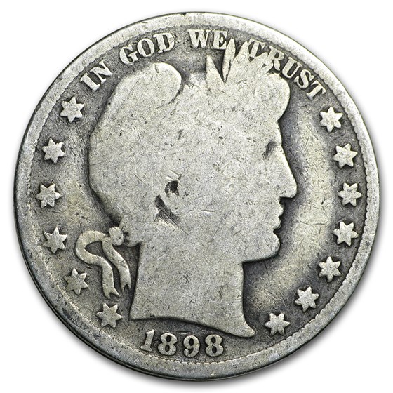 1898 Barber Half Dollar AG 1898 Barber Half Dollar AG