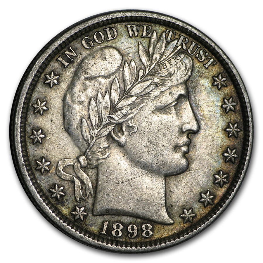 1898 Barber Half Dollar AU