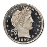 1898 Barber Quarter PR-68 DCAM PCGS