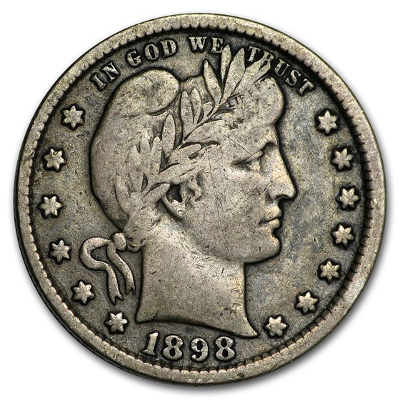 1898 Barber Quarter VF 1898 Barber Quarter VF