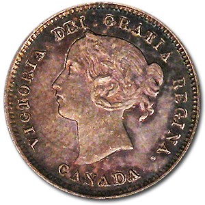 1898 Canada 5 Cents Silver VF 1898 Canada 5 Cents Silver VF