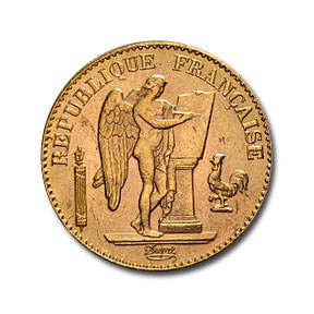 1898 France Gold 20 Franc Lucky Angel BU 1898 France Gold 20 Franc Lucky Angel BU