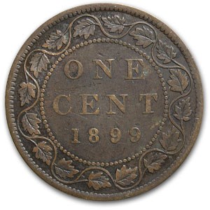 1898-H Canada Large Cent XF 1898-H Canada Large Cent XF