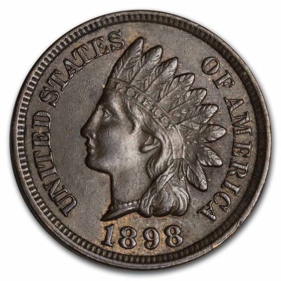 1898 Indian Head Cent BU (Brown) 1898 Indian Head Cent BU (Brown)