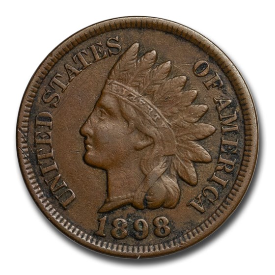 1898 Indian Head Cent VF 1898 Indian Head Cent VF