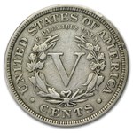 1898 Liberty Head V Nickel VF
