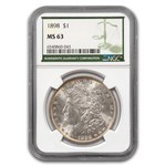 1898 Morgan Dollar MS-63 NGC (Green Label)