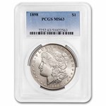 1898 Morgan Dollar MS-63 PCGS