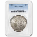 1898 Morgan Dollar MS-64 PCGS