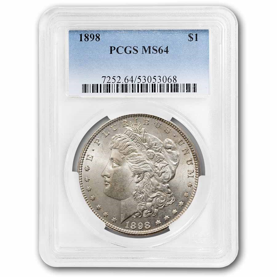 1898 Morgan Dollar MS-64 PCGS