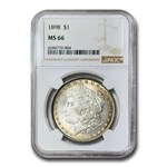 1898 Morgan Dollar MS-66 NGC (Beautiful Toning)
