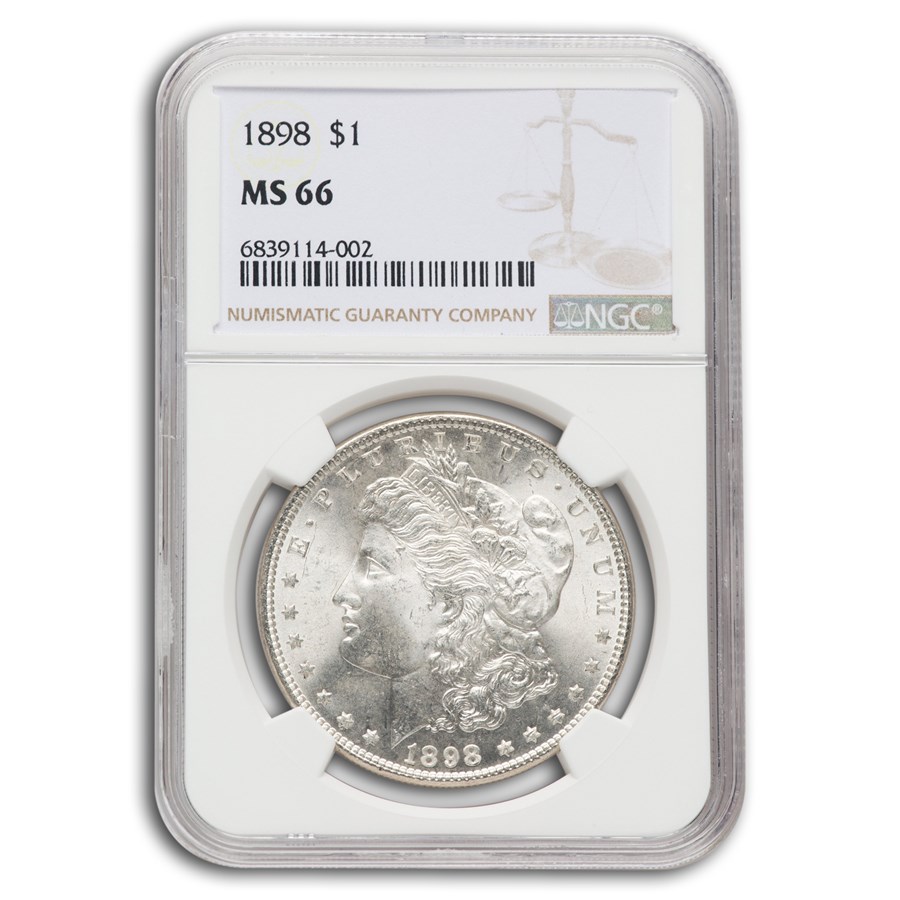 1898 Morgan Dollar MS-66 NGC