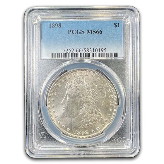 1898 Morgan Dollar MS-66 PCGS