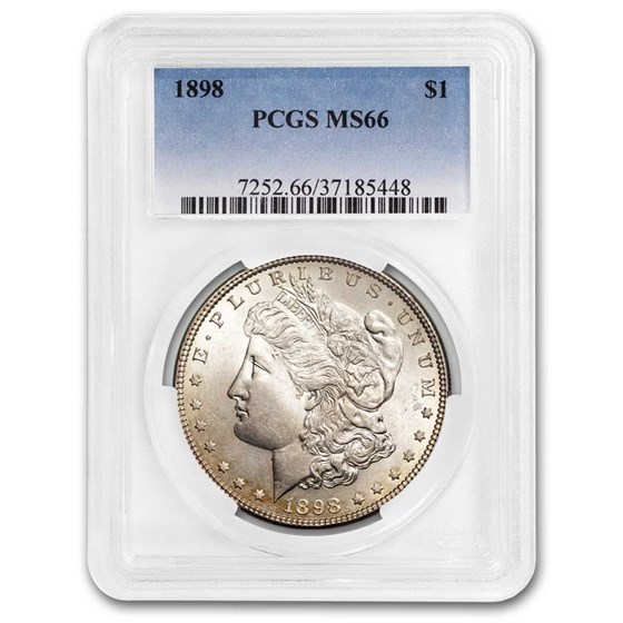 1898 Morgan Dollar MS-66 PCGS 1898 Morgan Dollar MS-66 PCGS
