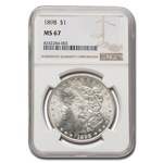 1898 Morgan Dollar MS-67 NGC