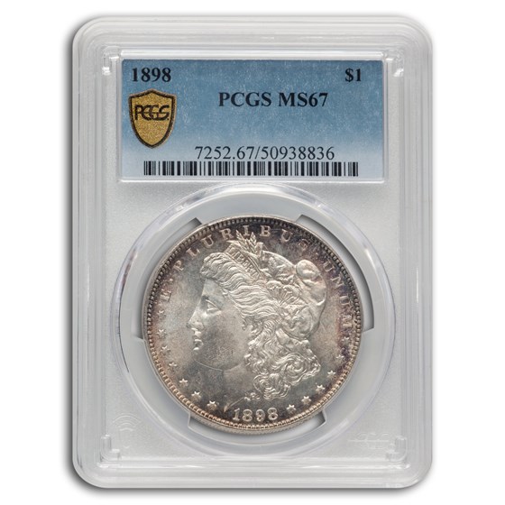 1898 Morgan Dollar MS-67 PCGS 1898 Morgan Dollar MS-67 PCGS