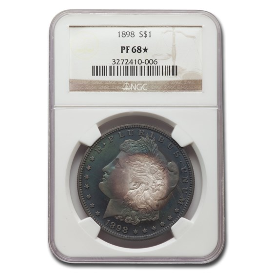 1898 Morgan Dollar PF-68* NGC 1898 Morgan Dollar PF-68* NGC
