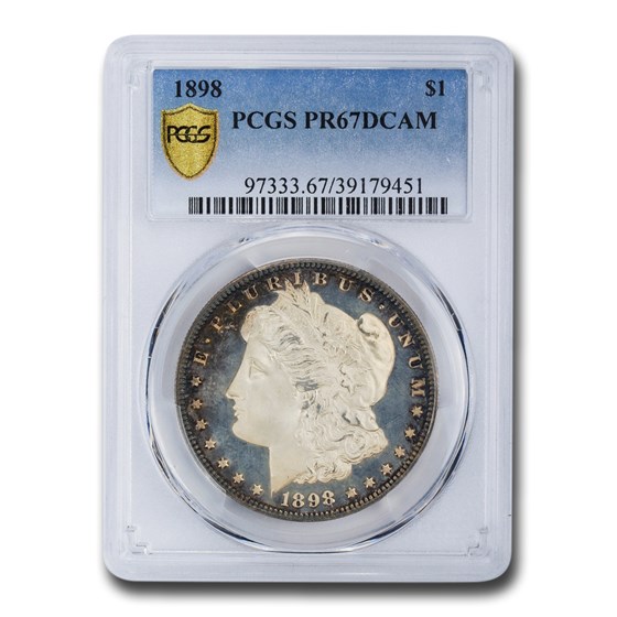1898 Morgan Dollar PR-67 DCAM PCGS 1898 Morgan Dollar PR-67 DCAM PCGS