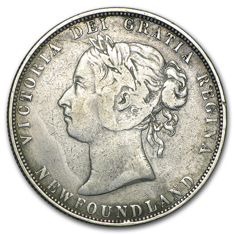 Buy 1898 Newfoundland Silver 50 Cents Victoria VF APMEX Buy 1898 Newfoundland Silver 50 Cents Victoria VF APMEX