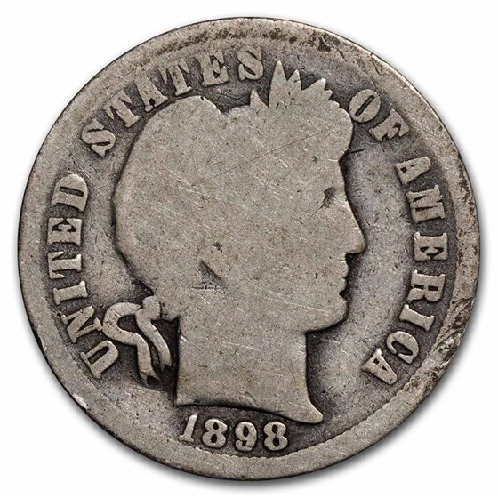 1898-O Barber Dime AG 1898-O Barber Dime AG